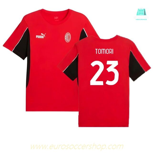 2024-2025 AC Milan FtblArchive Tee (Red) (Tomori 23)