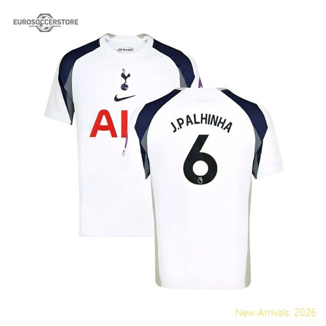 Premium 2025-2026 Tottenham Hotspur Home Shirt (j.palhinha 6)