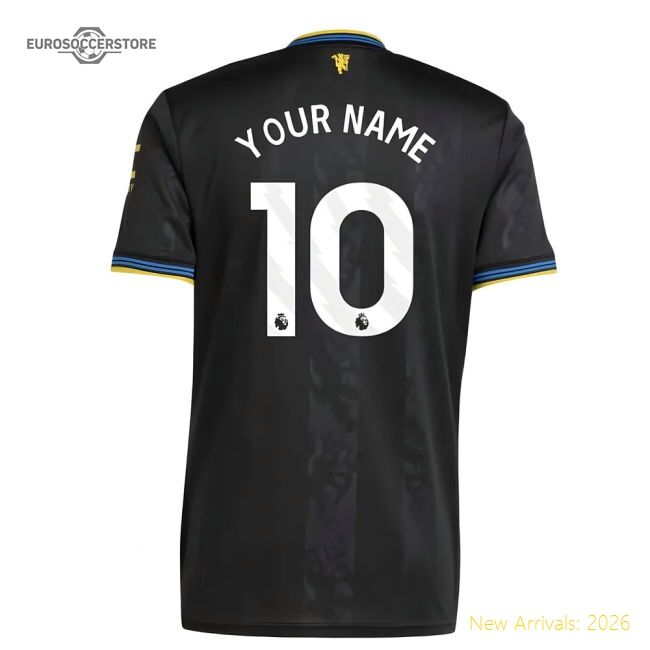 Official 2025-2026 Manchester United Third Shirt (your Name)