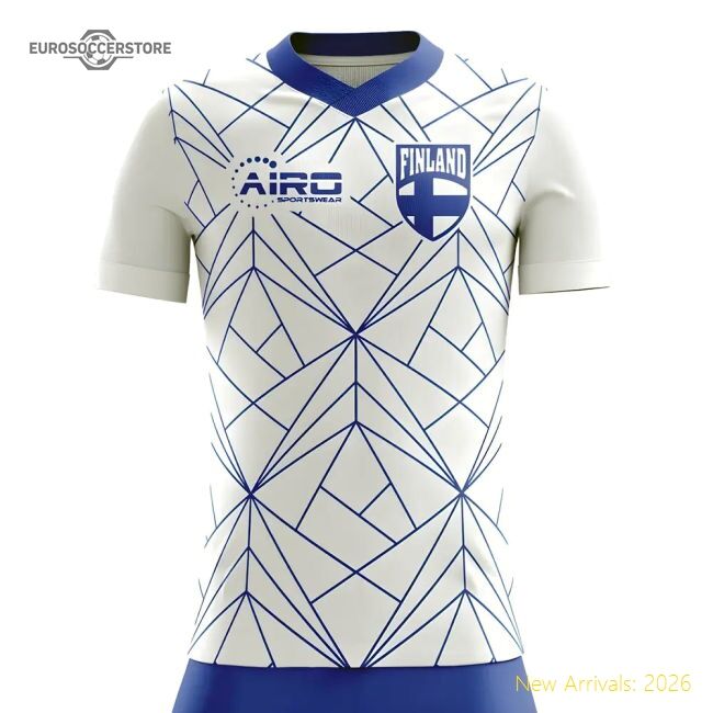 Top Finland 2025-2026 Official Home Jersey Moisture-management