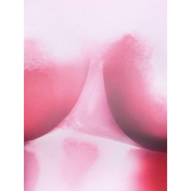 Tie Dye 3D Print Crop T Shirt BL7357