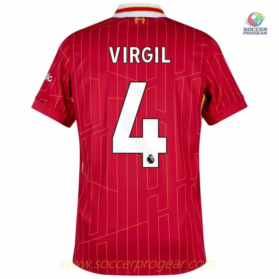 Liverpool Home Kids Edition Kit Shirt 2024/25 Collection Virgil