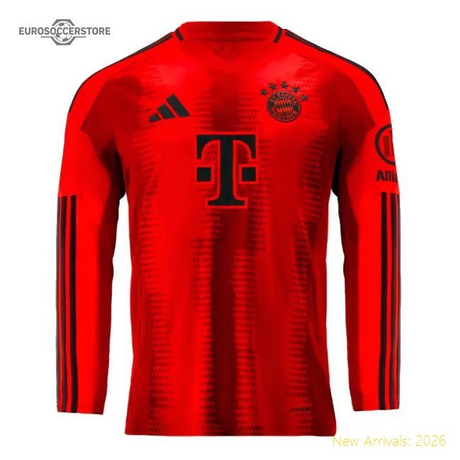 2024-2025 Bayern Munich Long Sleeve Main Jersey (musiala 42)