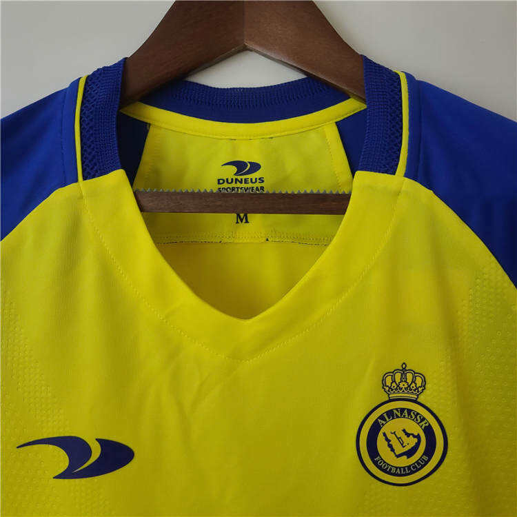 2223 Riyadh Victory Home Yellow Ronaldo Women's Soccer Jersey