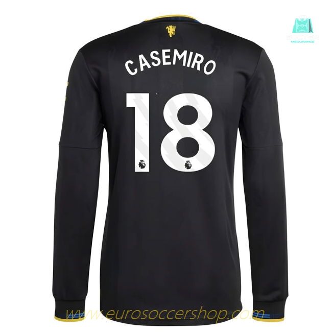 2025-2026 Man Utd Authentic Long Sleeve Third Shirt (Casemiro 18)