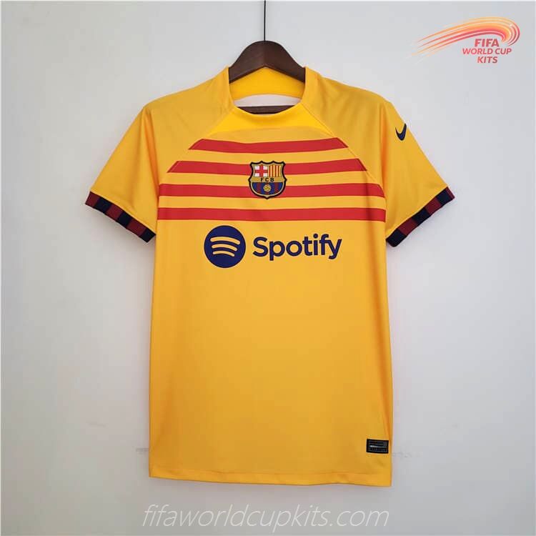 Barcelona 22-23 Fourth Yellow Football Kit