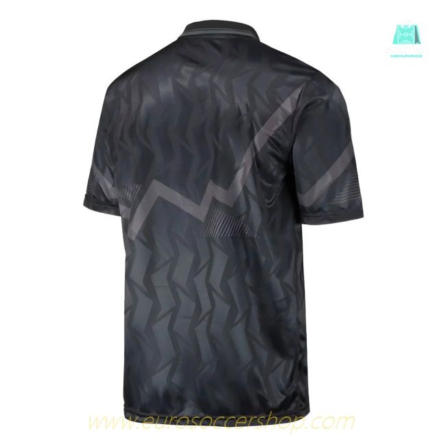 Everton 1990 Black Out Retro Football Shirt