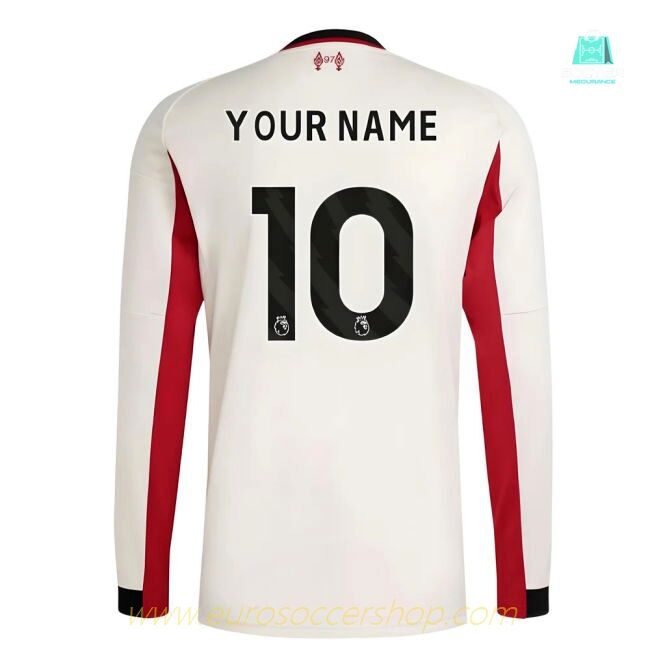 2025-2026 Liverpool Long Sleeve Away Shirt (Your Name)