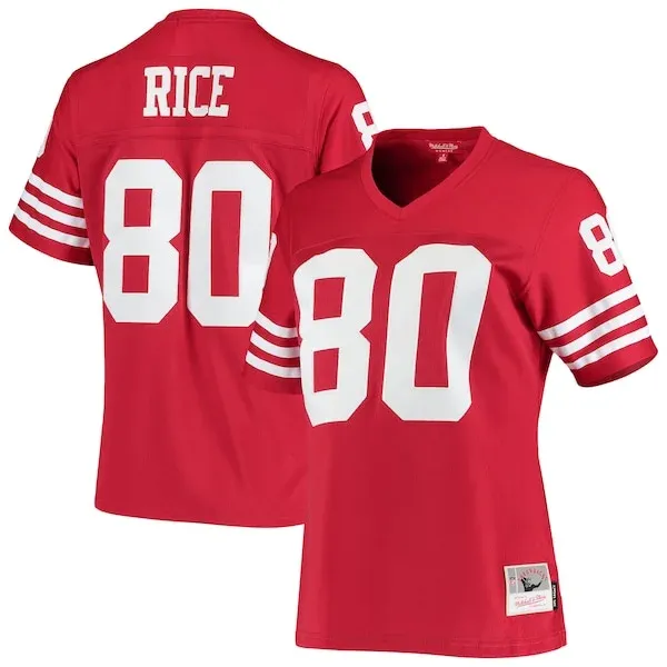 San Francisco 49ers Replica NFL Jersey - Scarlet | Authentic Footba...