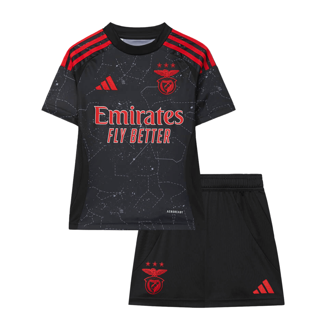 Kid's Benfica Away Soccer Jersey Kit(Jersey+Shorts) 2024/25Authentic K