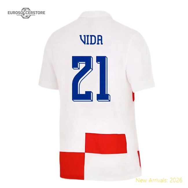 Croatia 2024-2025 Home Shirt - Official Dri-fit Moisture-management