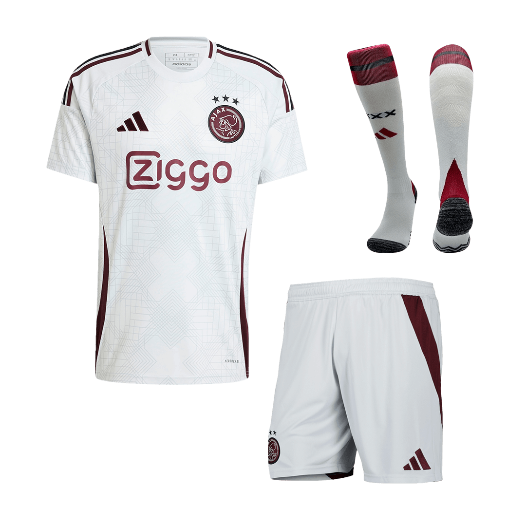 Ajax Third Away Soccer Jersey Kit(Jersey+Shorts+Socks) 2024/25Authenti