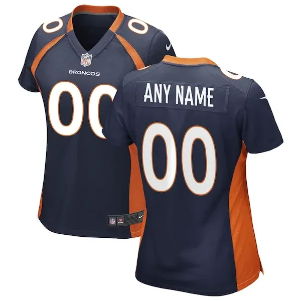 None Denver Broncos Game Jersey - Navy | NFL Player Jersey | NFL Footb