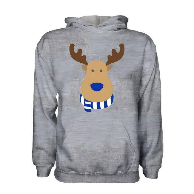 Chic Qpr Rudolph Supporters Hoody (grey) for Supporter Gear
