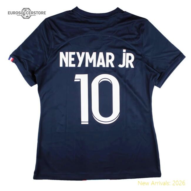 Genuine Psg 2022-23 Womens Home Shirt (Sponsorless) (L (Womens)) Neymar #10
