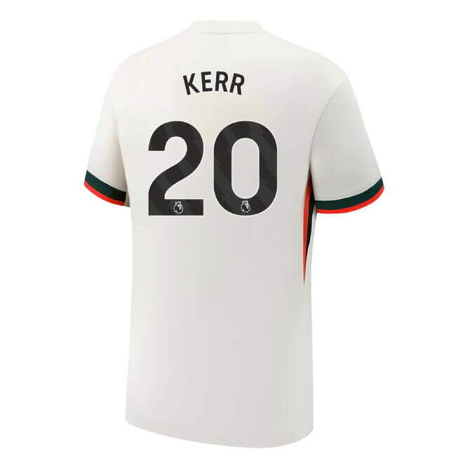 Adult 2025-2026 Chelsea Away Shirt (Kerr 20)