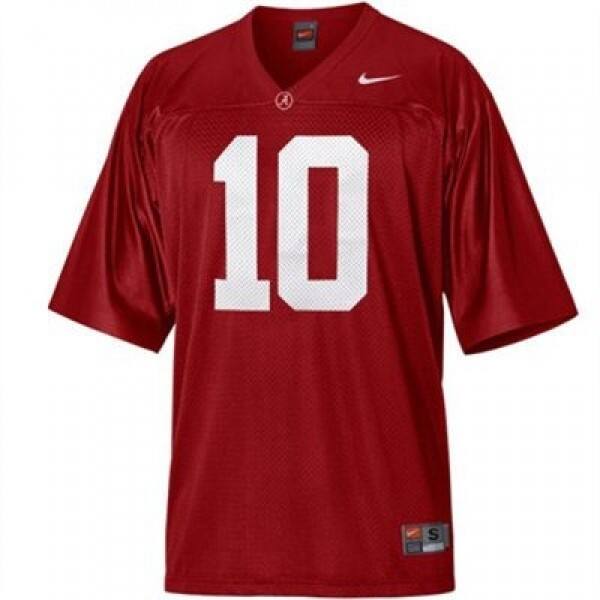 Men Alabama Crimson Tide #10 Player Authentic Jersey - Discounted