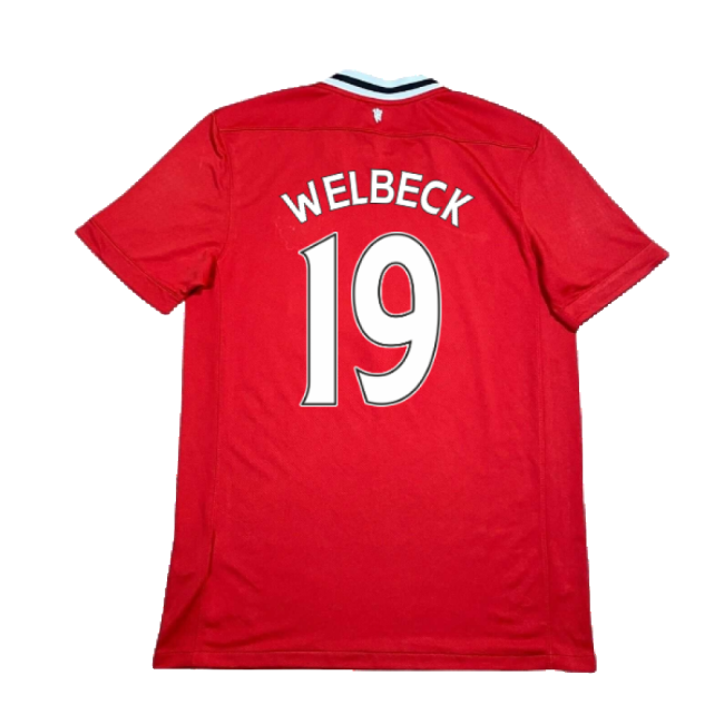 Manchester United 2011-12 Home Shirt ((Excellent) XL) (Welbeck 19)