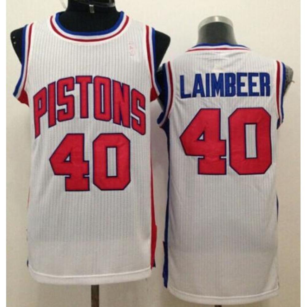 Authentic 40 White Jersey - - NBA Collection