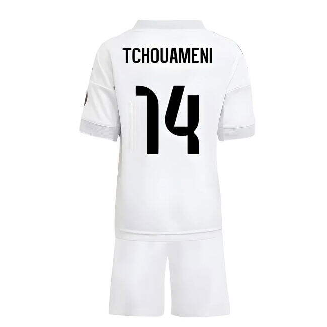 Tchouameni 14 Real Madrid Soccer Club Fashionable Home Team Kit