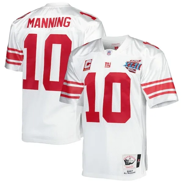 None Eli Manning  Jersey - White | NFL Player Jersey | NFL Football