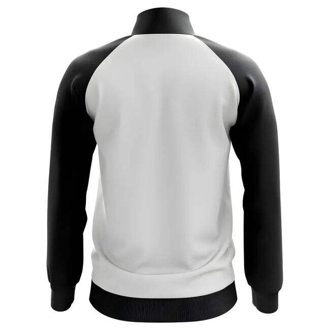 Valencia Concept Football Track Jacket (White) | Modern Fit