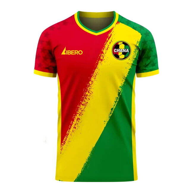 Exclusive-Design Ghana 2025-2026 Away Concept Football Kit (Libero)
