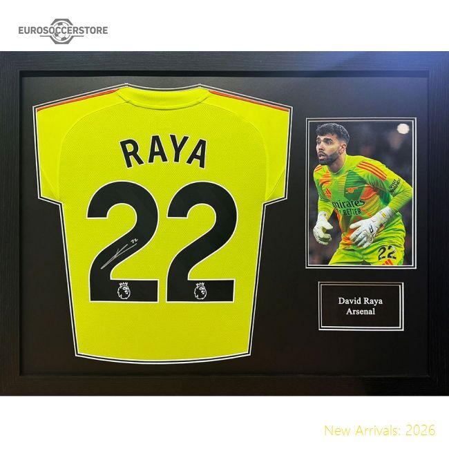 Premium Arsenal Fc Raya Signed Shirt (framed) - Premium Quality