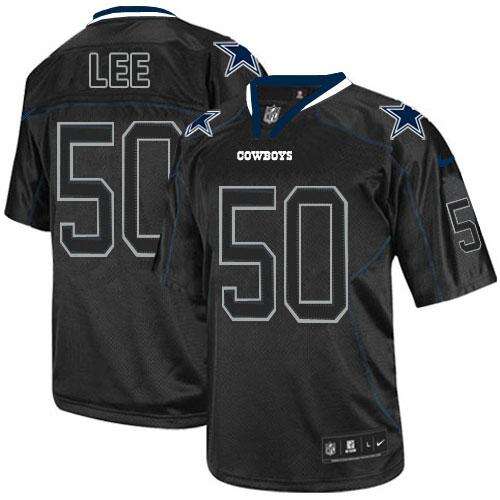 NFL Dallas #None Black Lights Out Elite Jersey elite