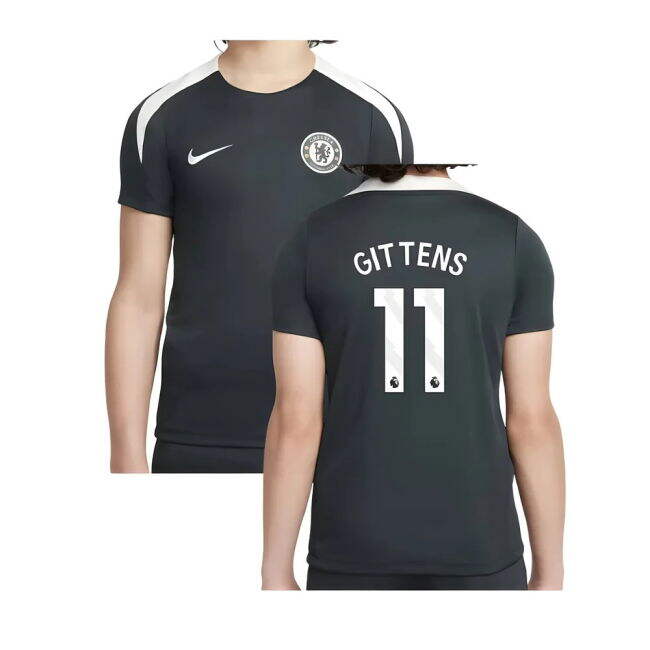 2025-2026 Chelsea Strike Training Kit (Green) - Kids (Gittens 11)