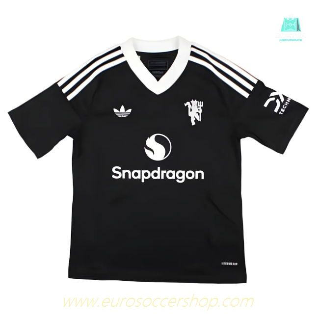 2024-2025 Man Utd Third Goalkeeper Shirt (Black) - Kids