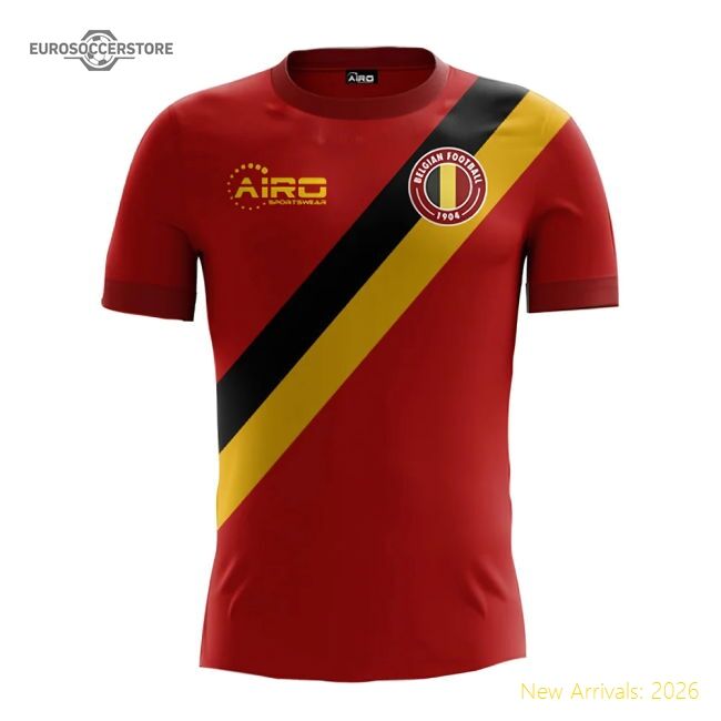 Belgium 2025-2026 Official Home Shirt - Athletic Mobility