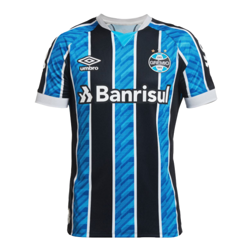 Grêmio 20-21 Home Blue Soccer Jersey Shirt - Official Replica 16012