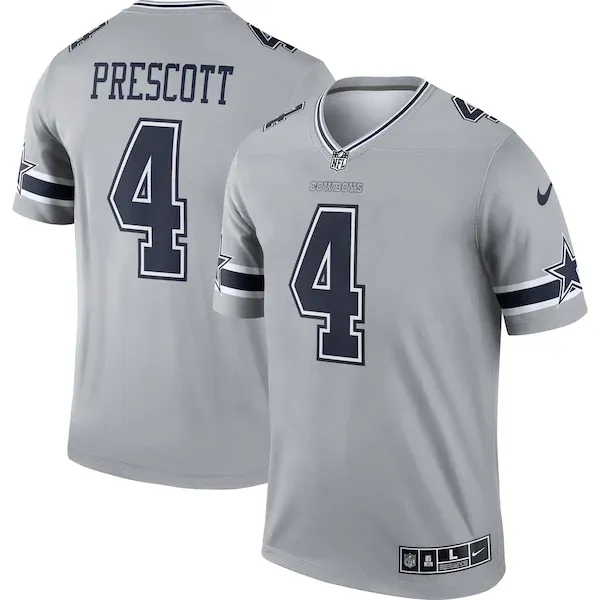 Performance Dallas Cowboys  Jersey - Premium Gray NFL Fan Jersey | ...