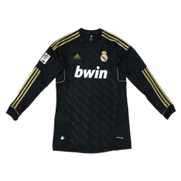 11-12 Real Madrid Away Retro Long Sleeve Jersey Shirt - Official
