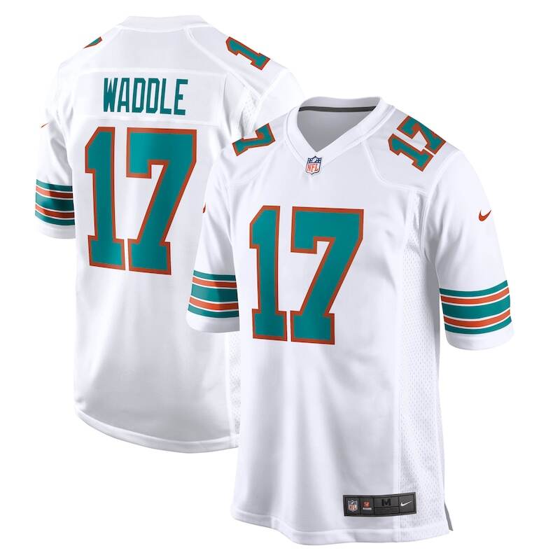 None Jaylen Waddle Miami Dolphins Budget-Friendly Game Jersey