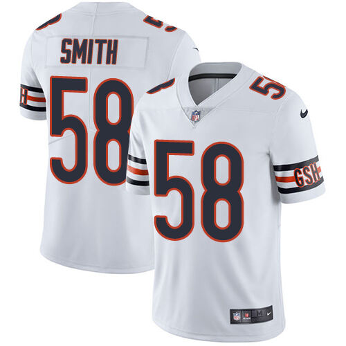 Authentic Bears #None White None Limited NFL Jersey fan gear