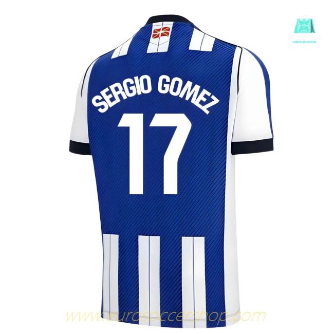 2025-2026 Real Sociedad Home Shirt (Sergio Gomez 17)