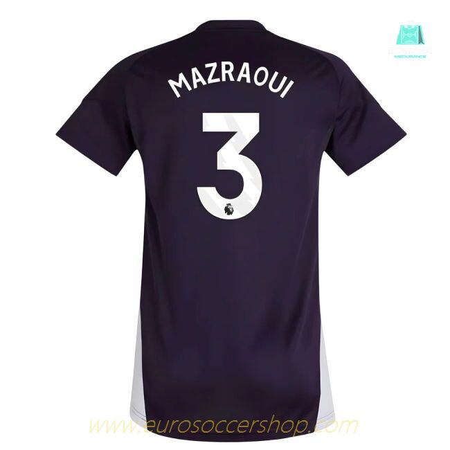 2025-2026 Man Utd Training Jersey (Aurora Plum) - Womens (Mazraoui 3)
