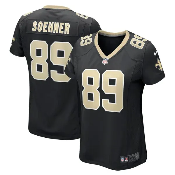 New Orleans Saints Game NFL Jersey - Black | Pro-Level Football App...