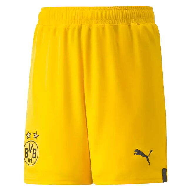 2022-2023 Borussia Dortmund Home Shorts for (Kids