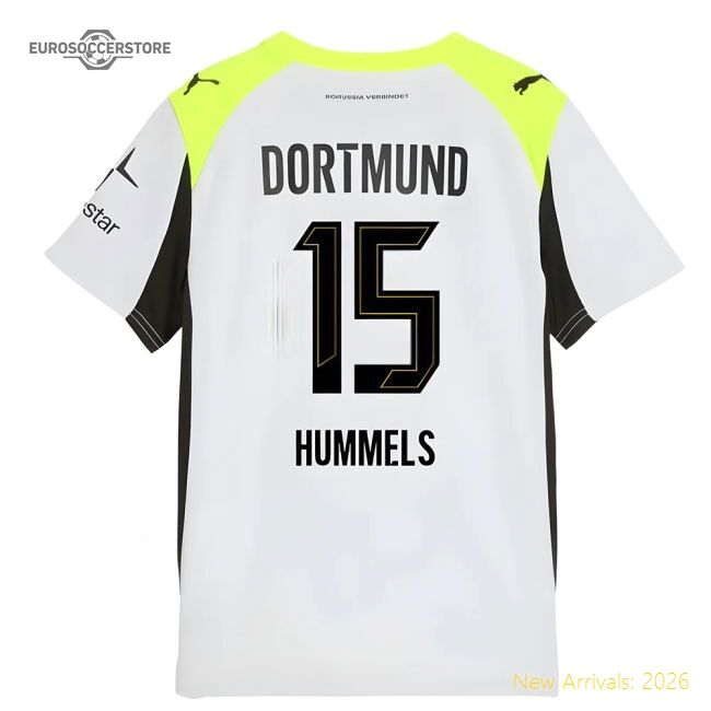 2025-2026 Borussia Dortmund Away Shirt (kids) (hummels 15)
