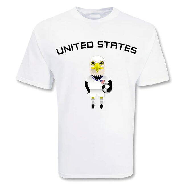 Climate-Control Usa Mascot Soccer T-Shirt Match-Ready Exclusive-Design