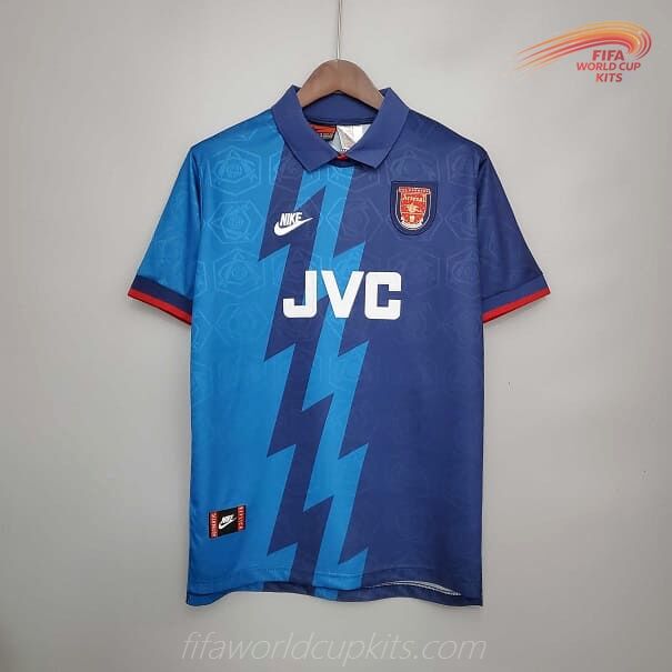 Arsenal 95-96 Away Blue Football Kit