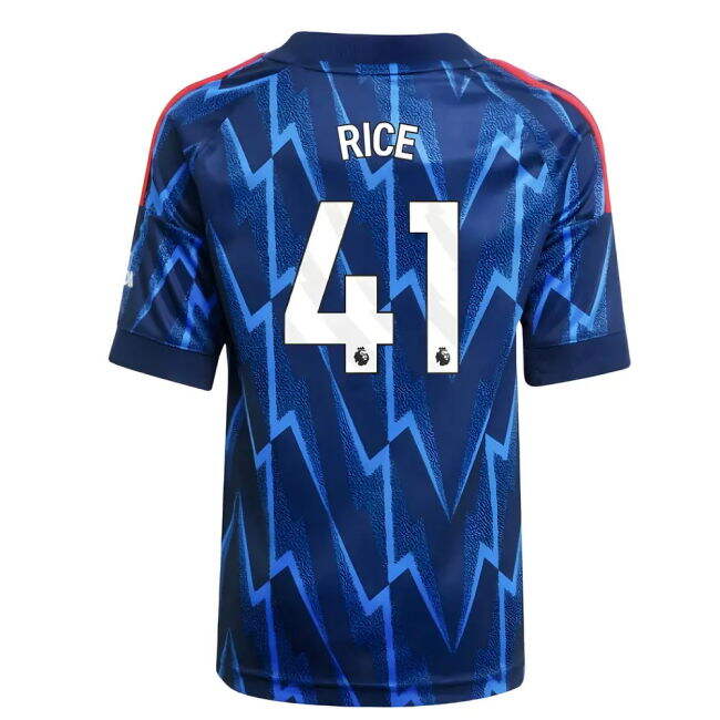Arsenal 2025-20 Away Football Shirt Rice Signature 41 L M S