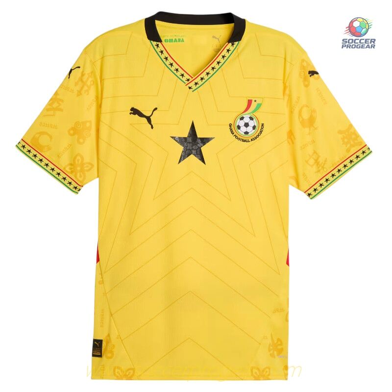 Ghana 2024/25 Collection Away Football Team Jersey