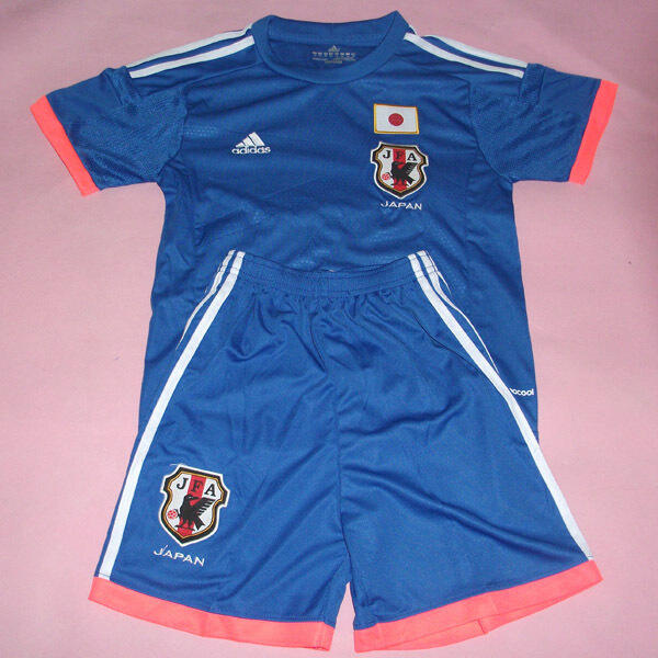 Kids 2014 World Cup Japan Home Whole KitShirtShorts - World Cup