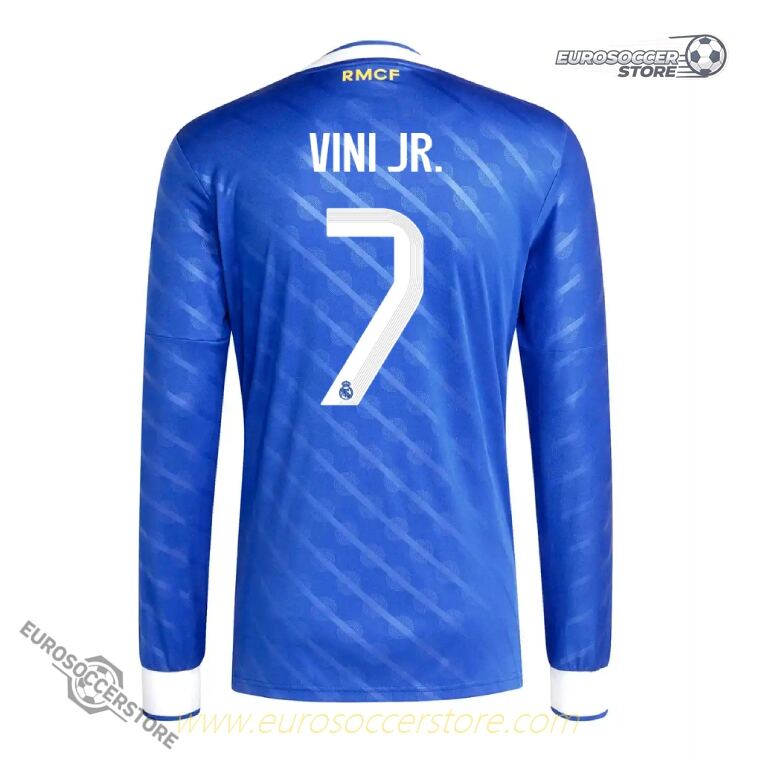 Real Madrid 25-26 Third VINI JR. 7 Long Sleeve Football Jersey
