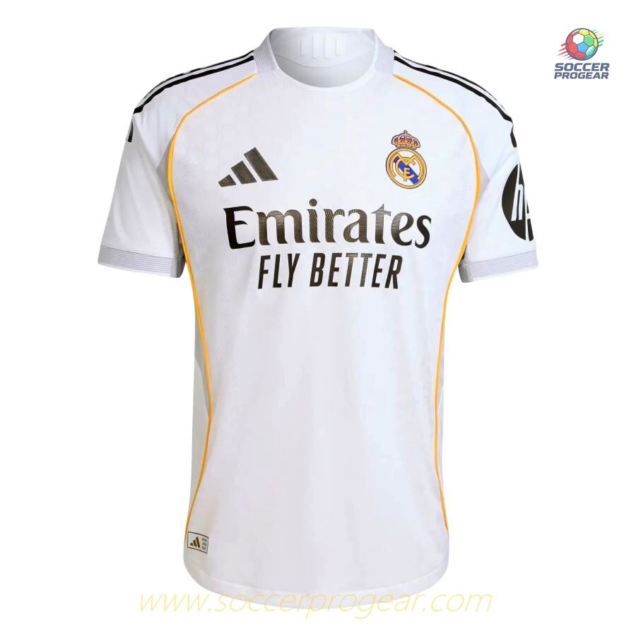 Real Madrid Home Children's Editionren's Jersey Set Team Jersey 2025-26 Edition Mbappe