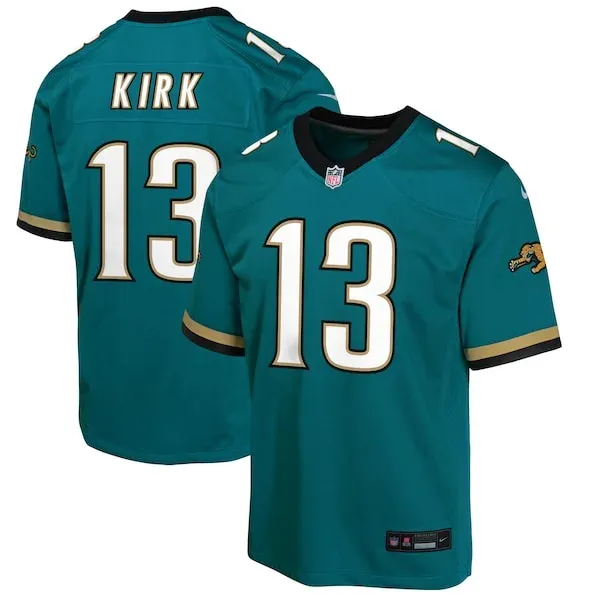None Game Football Jersey - Teal  | team apparel | NFL Football
